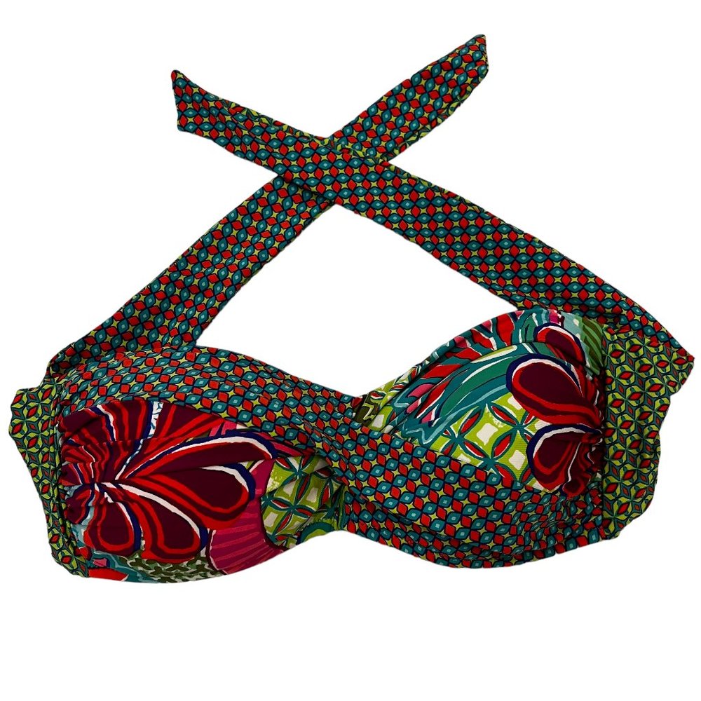 Like New TRINA TURK Swim Bandeau Top Size 8